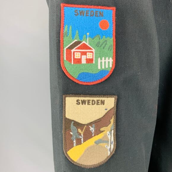 ACNE STUDIOS Size 44 Black Polyester Cotton Patches Jacket - Picture 5 of 8